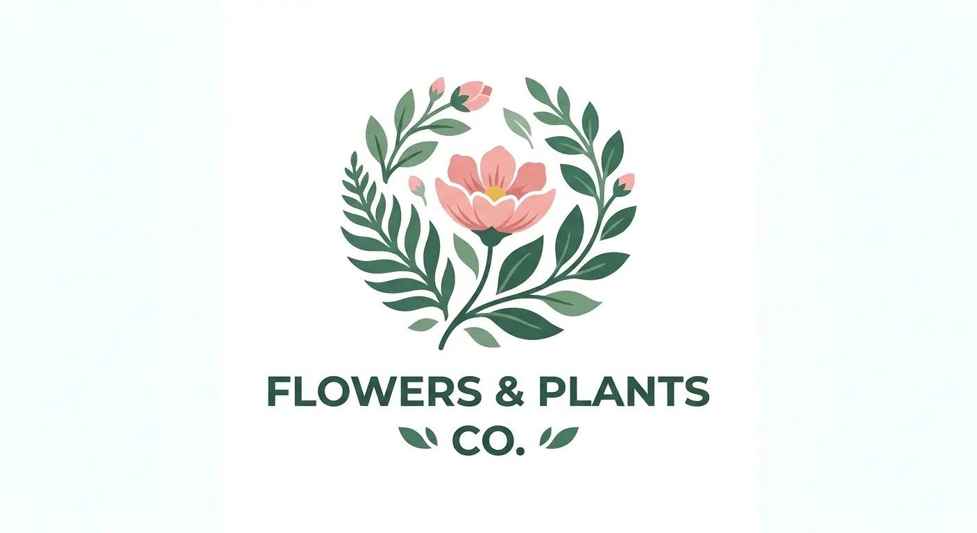 Flowers and Plants Co Logo