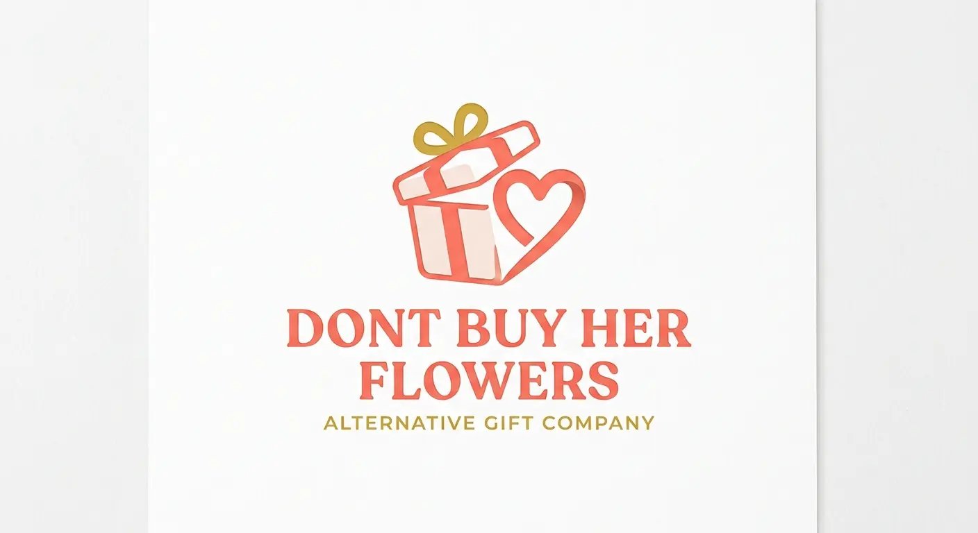 Dont Buy Her Flowers Logo